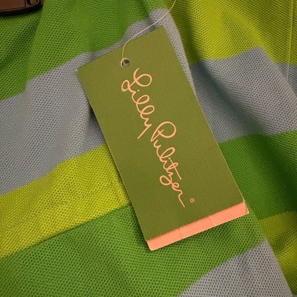 NWT Lilly Pulitzer Villa Dress Striped Medium Summer Rugby Stripe - Picture 6 of 7